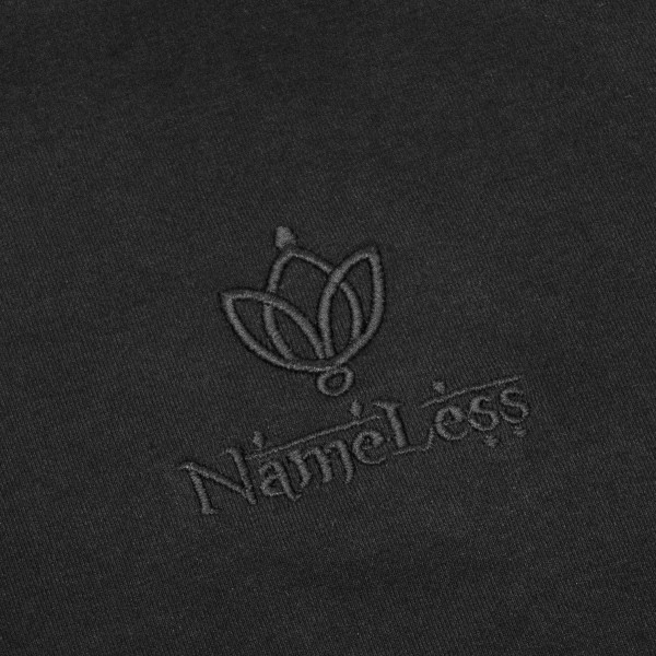 NameLess Shirt Nobles Logo - schwarz M