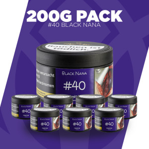 #40 Black Nana 200g (8x 25g)