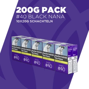 #40 Black Nana 200g (10 x 20g)